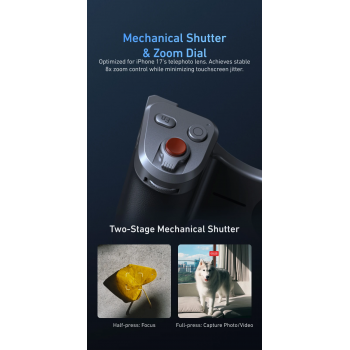 Gambar produk TELESIN Master Grip Ultimate for iPhone17Pro/ProMax with Phone Case - P5-MCS-11-TIP