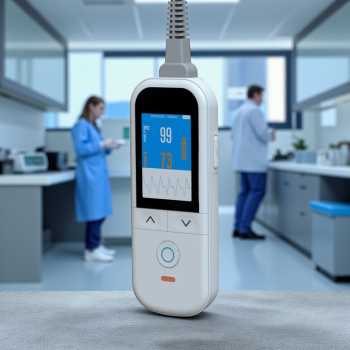 Gambar produk SYUSYA Handheld Pulse Oximeter Alat Ukur Saturasi Oksigen Darah TFT - YK-820A