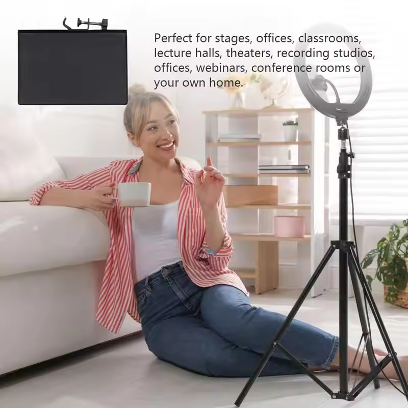 Gambar produk FMA Microphone Stand Holder Clip On Tray for Mic Stand Utility 16.5x23cm - FM-MCS