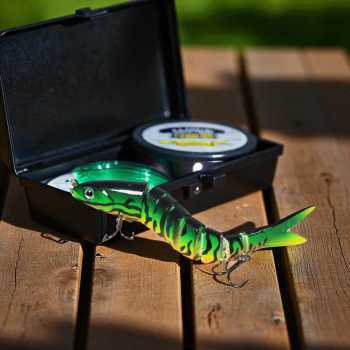 Gambar produk BASSLER Umpan Pancing Ikan Lifelike Fish Bait Lure 8 Section 13cm 18g - BS100