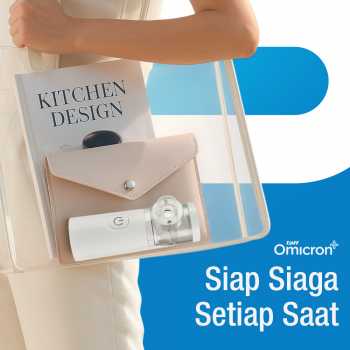 Gambar produk TaffOmicron Alat Terapi Pernapasan Mesh Nebulizer Portable Inhaler Versi Rechargeable - JSL-W303