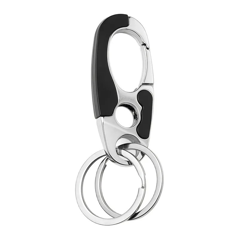 Gambar produk SINNYA Karabiner Gantungan Tas Zinc Alloy Double Ring Carabiner - SN-24