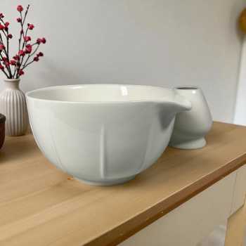 Gambar produk Dreambu Mangkuk Teh Set Chawan Chasen Stand Japanese Matcha Bowl 420ml