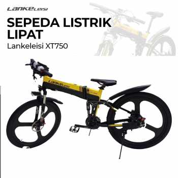 Lankeleisi Sepeda Listrik Lipat Folding Bike Sports Version 48V 10Ah - XT750