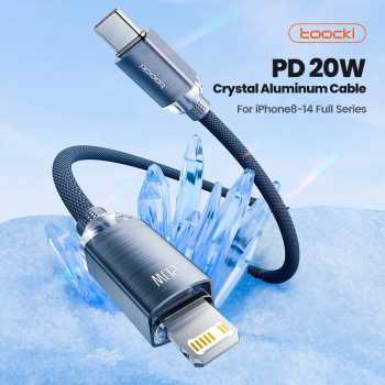 Gambar produk Toocki Kabel Data Type C to Lightning Fast Charging Braided 20W 1M - TXCTL-SJ03