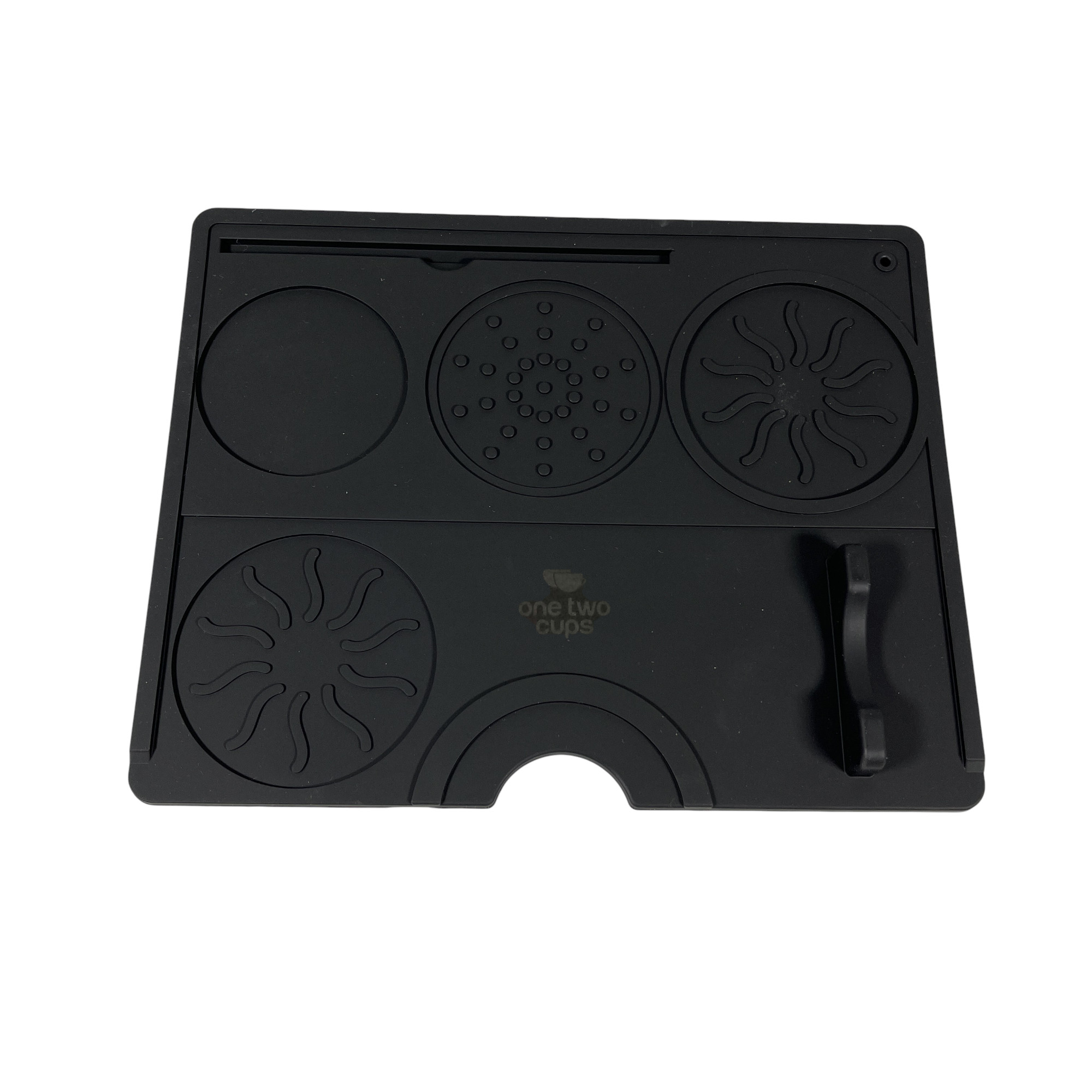 One Two Cups Tamping Mat Espresso Silicone Alas Tamper Portafilter - S24 Gambar produk One Two Cups Tamping Mat Espresso Silicone Alas Tamper Portafilter - S24