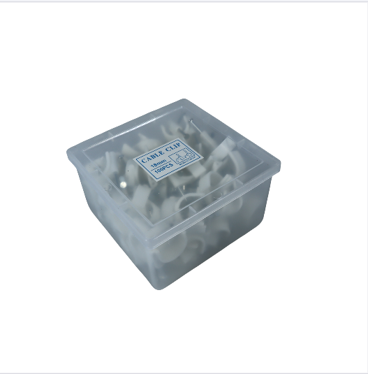 Gambar produk YUEQING Klip Kabel Cable Clip Round Wire Management with Box 18mm - YQ802