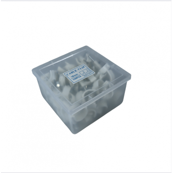 Gambar produk YUEQING Klip Kabel Cable Clip Round Wire Management with Box 18mm - YQ802