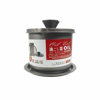 Gambar produk HEALTH Tempat Saringan Minyak Oil Strainer Pot Stainless Steel 1.4L - G2103