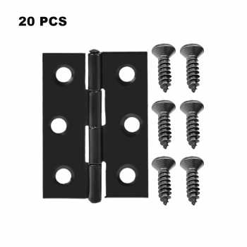 Gambar produk KitTrader Engsel Pintu Lemari Kabinet Door Hinge 4 Hole 44x32mm 20 PCS - KT20