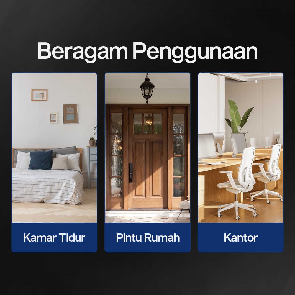 MAISUSTY Smart Door Lock TTLock App Password Access Card - G3 Gambar produk MAISUSTY Smart Door Lock TTLock App Password Access Card - G3