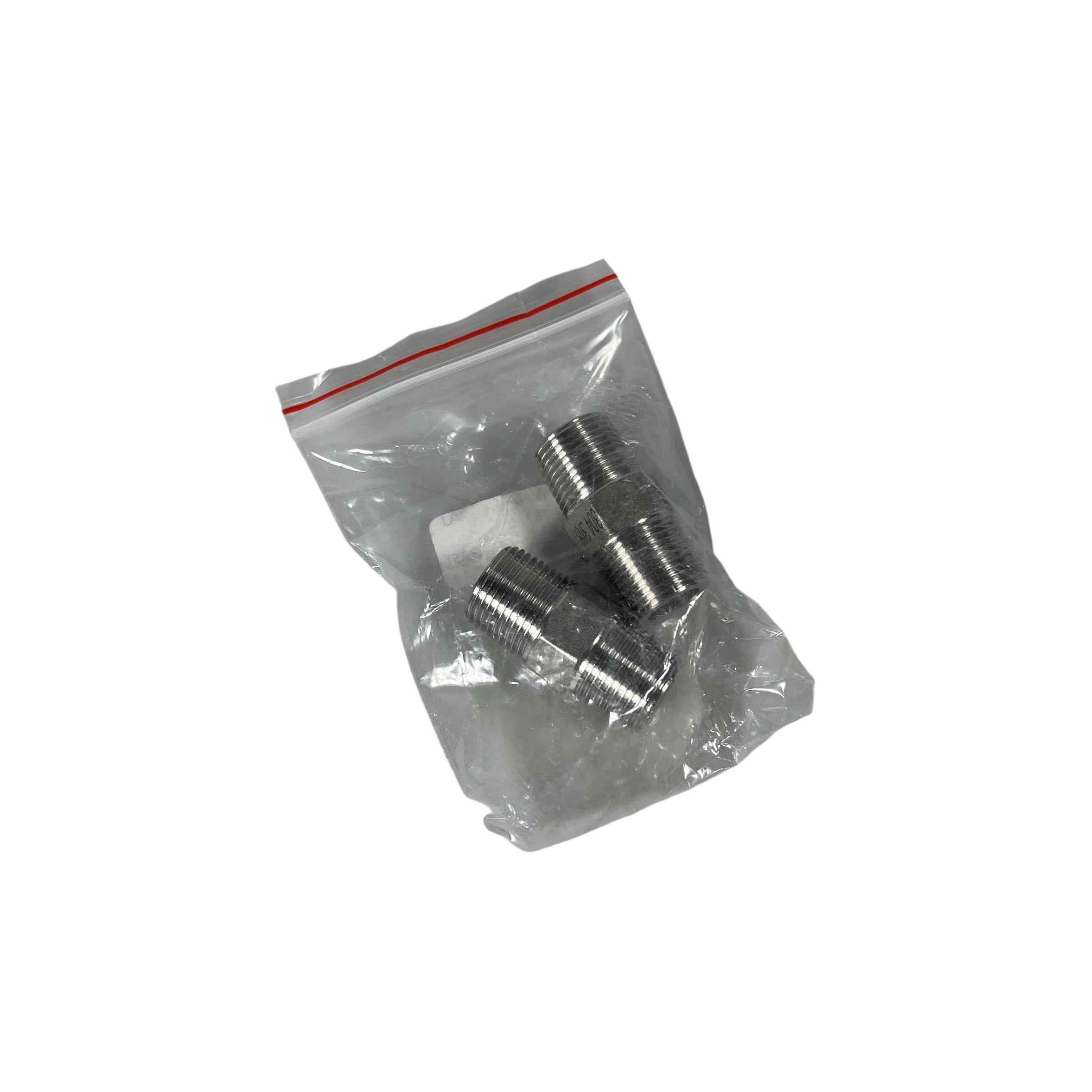 Gambar produk SHILECTI Sambungan Pipa Air Male Hex Nipple Pipe Connector 2 PCS 3/8 Inch - SC138