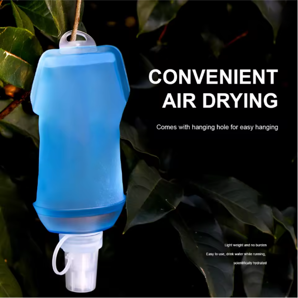 Gambar produk TaffSPORT Botol Minum Soft Flask Foldable Sport Water Bottle TPU 500ml - TF500