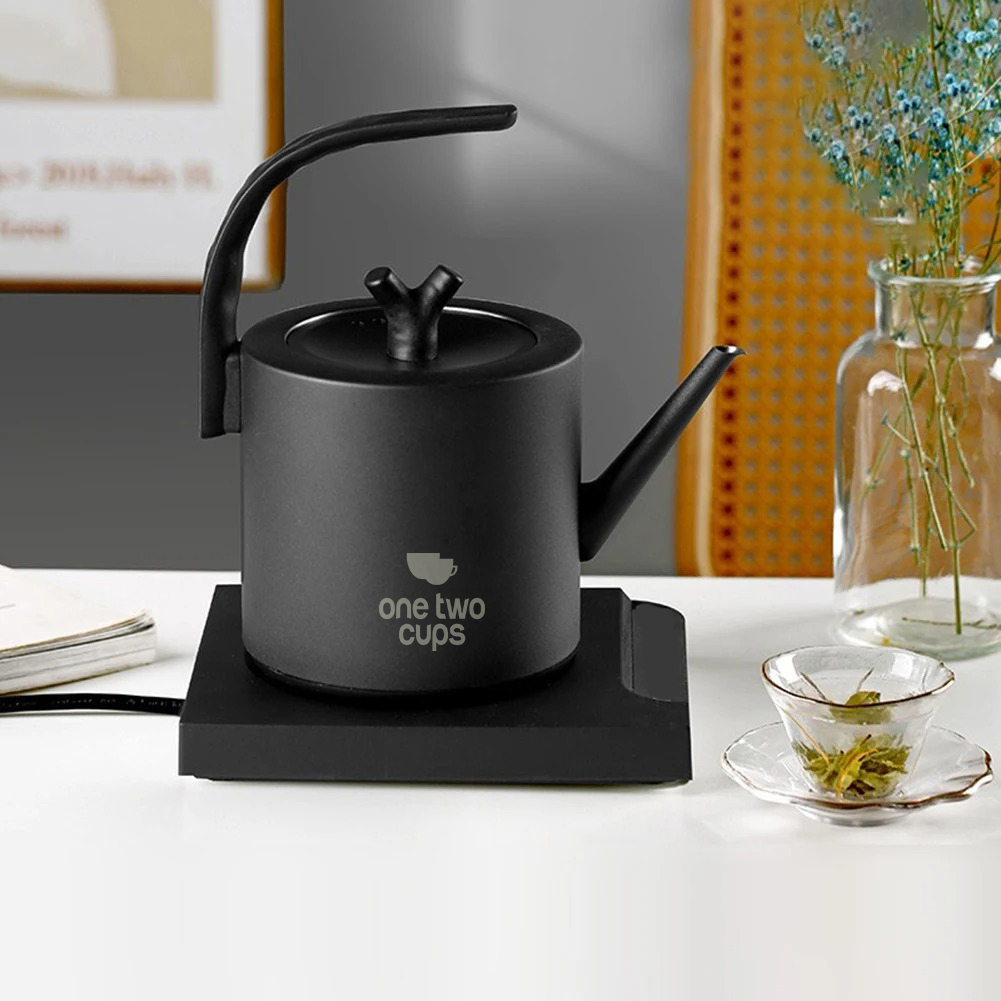 Gambar produk One Two Cups Teko Listrik Kopi Pemanas Air Leher Angsa 220V 1000W 1L - HR-462