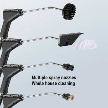 Gambar produk HOMGEEK Alat Pembersih Uap Steam Cleaner Adjustable Multi Brush 1500W - HC3800 PRO