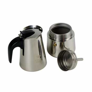 Gambar produk One Two Cups Moka Pot Espresso Coffee Maker Stovetop 6 Cup 300ml - Z20