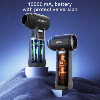 Gambar produk Isfriday Air Duster Blower Mini Turbo Jet Fan 90000RPM 10000mAh 400W Vacuum Version - G1