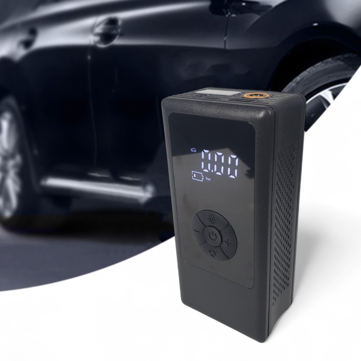 PASSCOOL Pompa Ban Mobil Elektrik Inflator Portable 120W 4000mAh - WY-107 Gambar produk PASSCOOL Pompa Ban Mobil Elektrik Inflator Portable 120W 4000mAh - WY-107