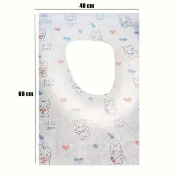 FMA Disposable Toilet Seat Covers for Travel Public Bathrooms 10 PCS - FM-FF10 Gambar produk FMA Disposable Toilet Seat Covers for Travel Public Bathrooms 10 PCS - FM-FF10