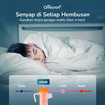 Gambar produk TaffOmicron Alat Terapi Pernapasan Compressor Nebulizer Inhaler - GS-302