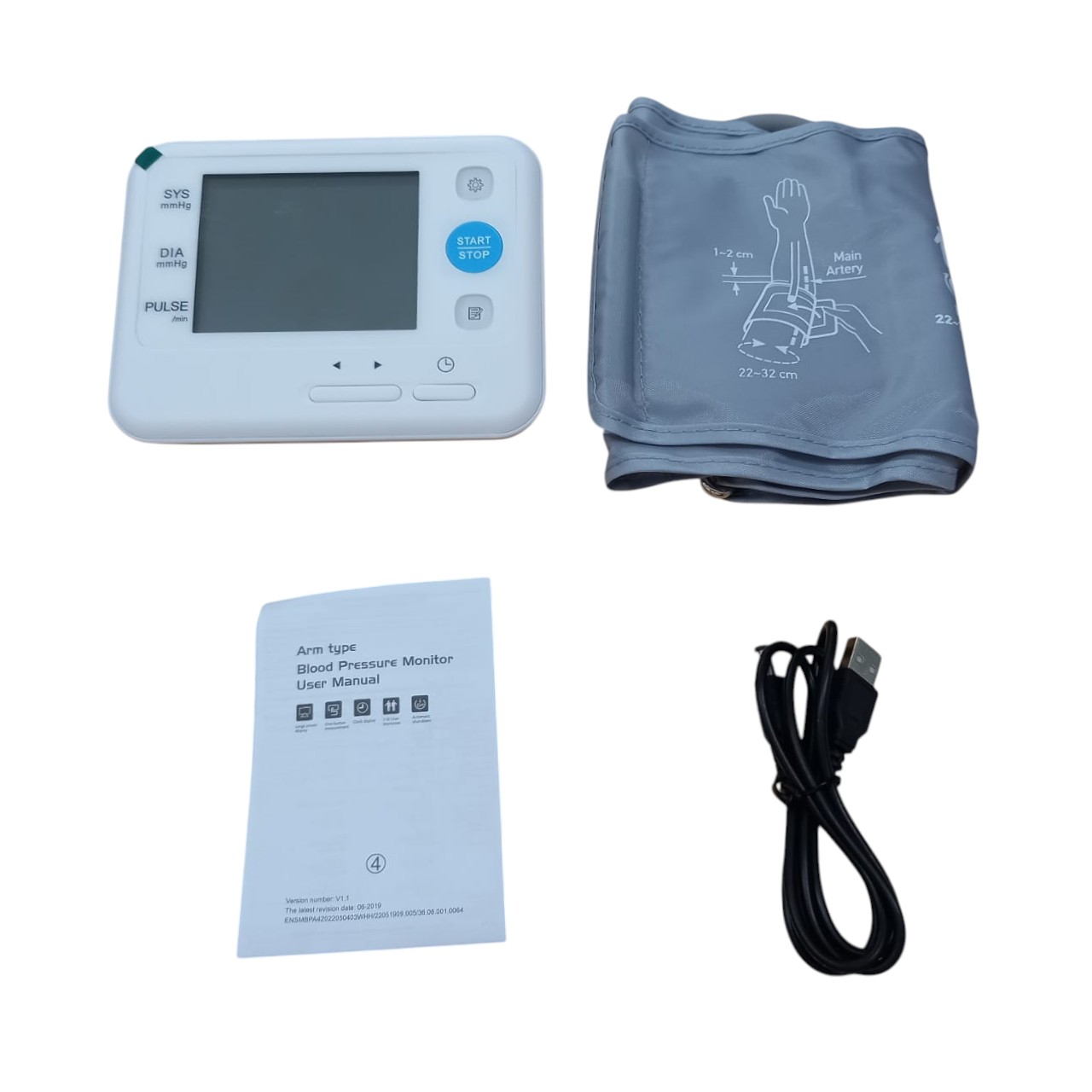 Gambar produk YONER Tensimeter Digital Pengukur Tekanan Darah Dual Power - YK-BPA4