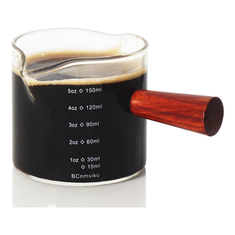 Gambar produk JAJKA Gelas Takar Kopi Espresso Shot Measuring Cup Double Mouth 150ml - JK-150