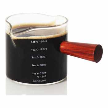 Gambar produk JAJKA Gelas Takar Kopi Espresso Shot Measuring Cup Double Mouth 150ml - JK-150