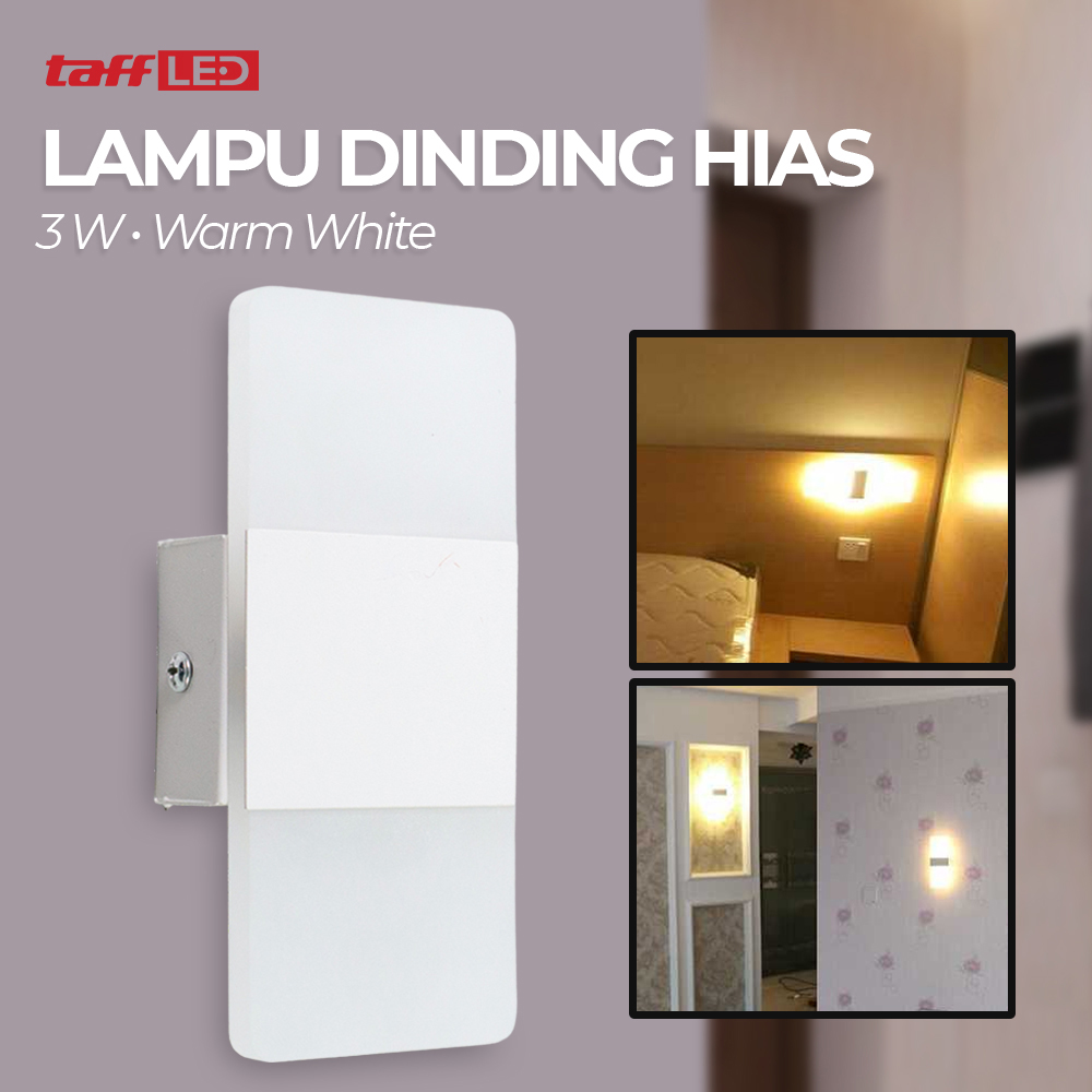 Gambar produk TaffLED Lampu Dinding Hias LED Corridor Light 3W Warm White 3000K - F0011