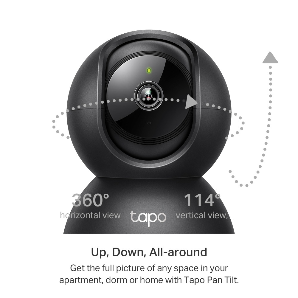 Gambar produk TP-LINK WiFi Camera CCTV Security Cam Pan/Tilt 2 Way Audio 2K - Tapo C211