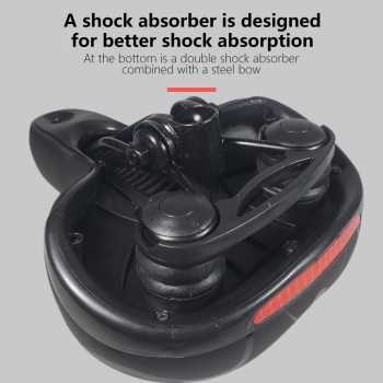 Gambar produk TaffSPORT Sadel Sepeda Bike Saddle Leather Model Absorber Ball - ZF10
