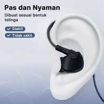Gambar produk Sport Earphone Stereo Bass Waterproof with Microphone - X6
