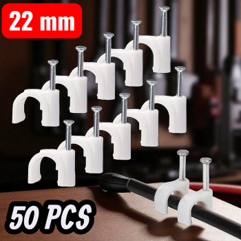YUEQING Klip Kabel Cable Clip Round Wire Management with Box - YQ802
