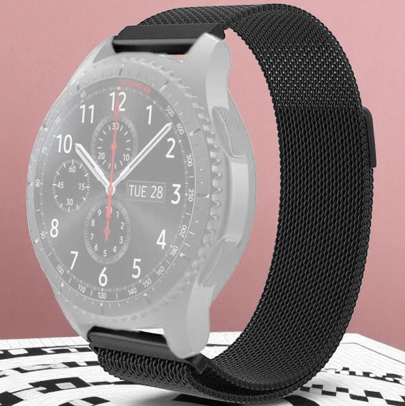 Gambar produk Milanese Strap Watchband Stainless Steel Milanese 22mm Samsung Gear S3 - WS0030