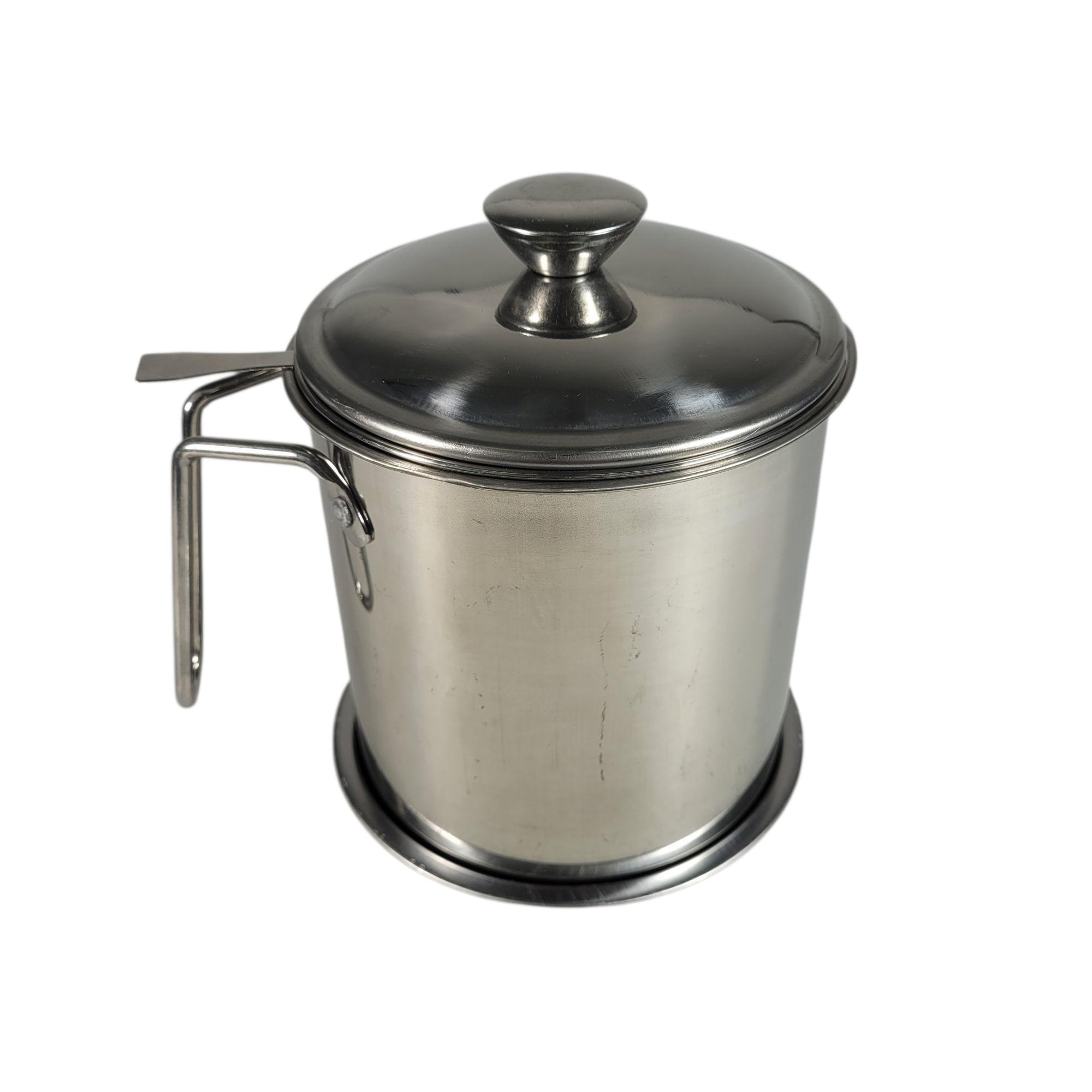Gambar produk ISHOWTIENDA Panci Saringan Minyak Oil Strainer Pot 1.6L - ASAS13