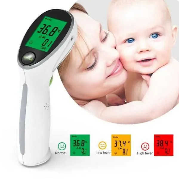 Gambar produk Yongrow Termometer Suhu Badan Digital Thermogun Infrared Dual Mode - YK-IRT2