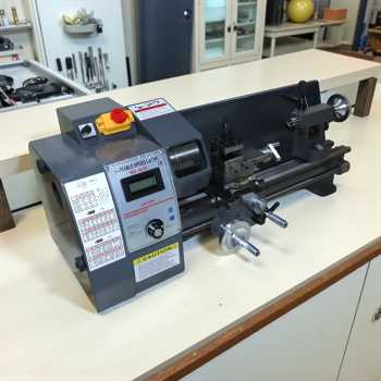Gambar produk VEVOR Mesin Bubut Mini Lathe Beads Woodworking 2500RPM 400mm 600W - MX-8x16