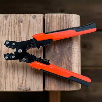 OBUN Tang Pemotong Kawat Listrik Multifungsi Wire Cutter Crimp Strip - LJP-6629