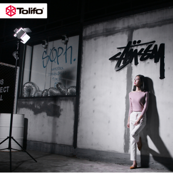 Gambar produk TOLIFO Lampu Kamera Foto Video Adjustable Studio Light LED 100W 9000LM - GK-S100B PRO