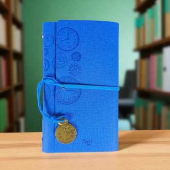 Gambar produk Toddi Buku Jurnal Binder Leather Notebook A6 160 Page Grid Blank Line - T680