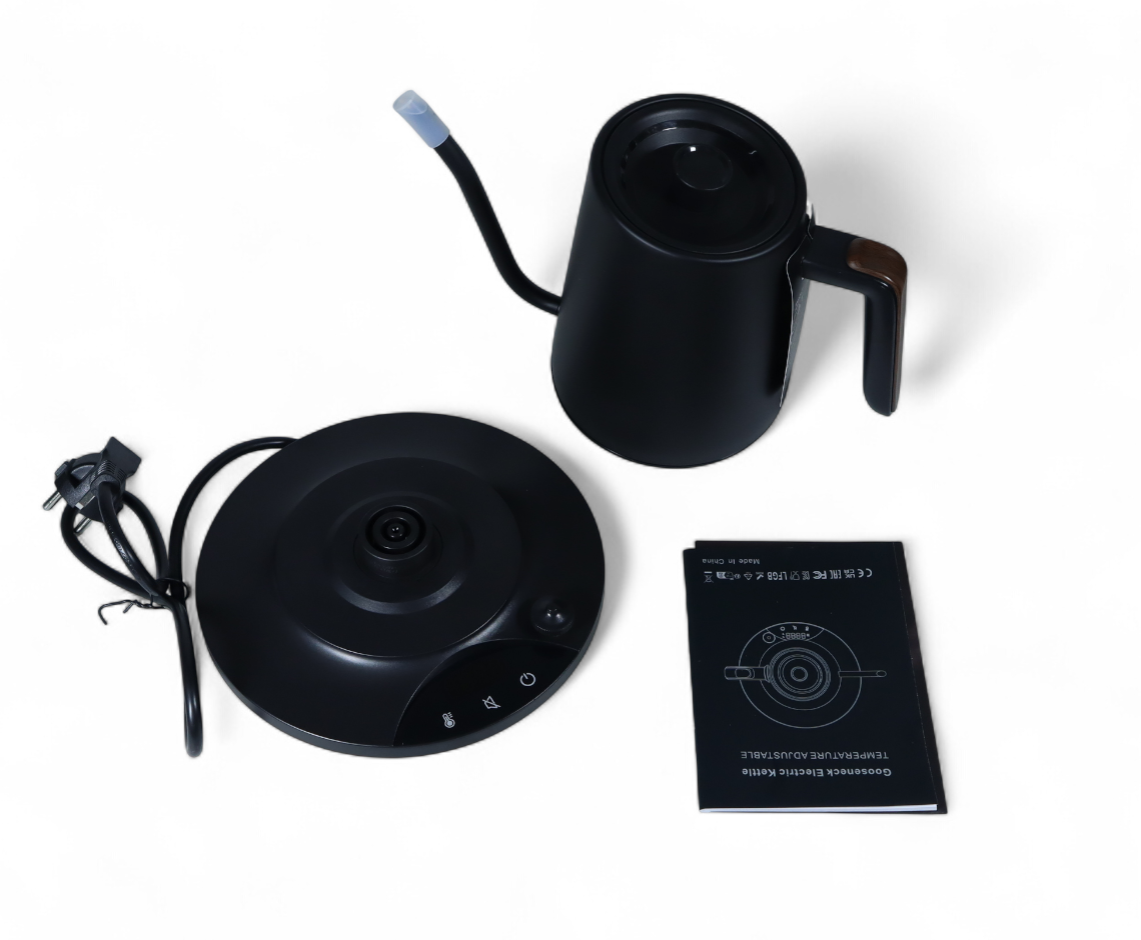 Gambar produk GOKIO Teko Listrik Kopi Pemanas Air Leher Angsa Pour Over 1200W 900ml - GK90 PRO