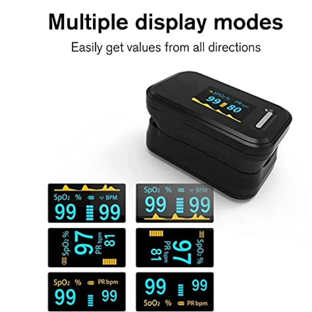 FIOXI Fingertip Pulse Oximeter Alat Ukur Saturasi Oksigen Darah - YK-81C Gambar produk FIOXI Fingertip Pulse Oximeter Alat Ukur Saturasi Oksigen Darah - YK-81C