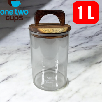 One Two Cups Toples Kaca Penyimpanan Makanan Kedap Udara Storage Jar - CF170