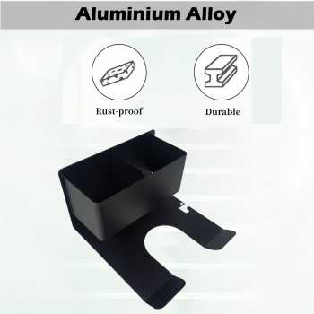 Gambar produk ChaoWal Rak Hair Dryer Holder Stand Wall Mounted with Storage Box - CH-14