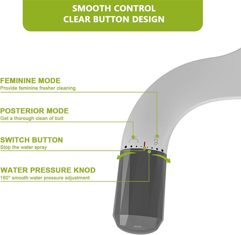 Gambar produk Samodra Semprotan Kloset Duduk Shower Bidet 2 Hole 2 Mode Right Hand - SM-2