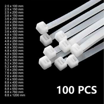 Yueqing Kabel Ties Cable Nylon Multifunction 100 PCS - YQ835