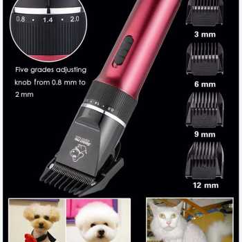 Gambar produk BaoRun Alat Cukur Bulu Hewan Anjing Kucing Domba 8200RPM 2000mAh 240V - P6