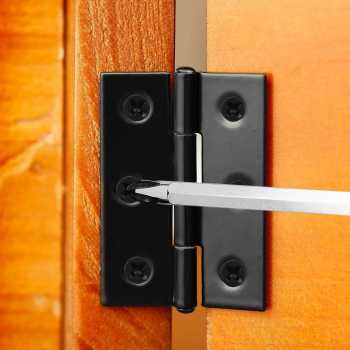 Gambar produk KitTrader Engsel Pintu Lemari Kabinet Door Hinge 4 Hole 44x32mm 20 PCS - KT20