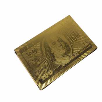 Gambar produk Toddi Kartu Remi Poker Bahan Lapisan Foil Waterproof Dollar - TH73A