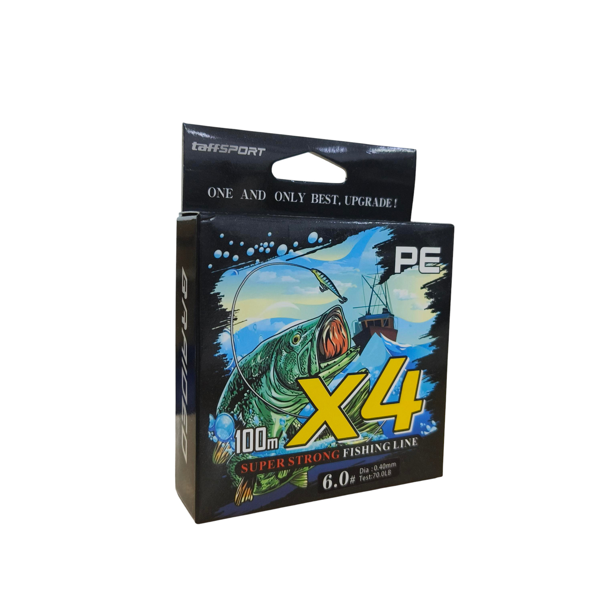 Gambar produk TaffSPORT Senar Pancing PE 4 Braided Strand Fishing Line 100M 6.0 - X4