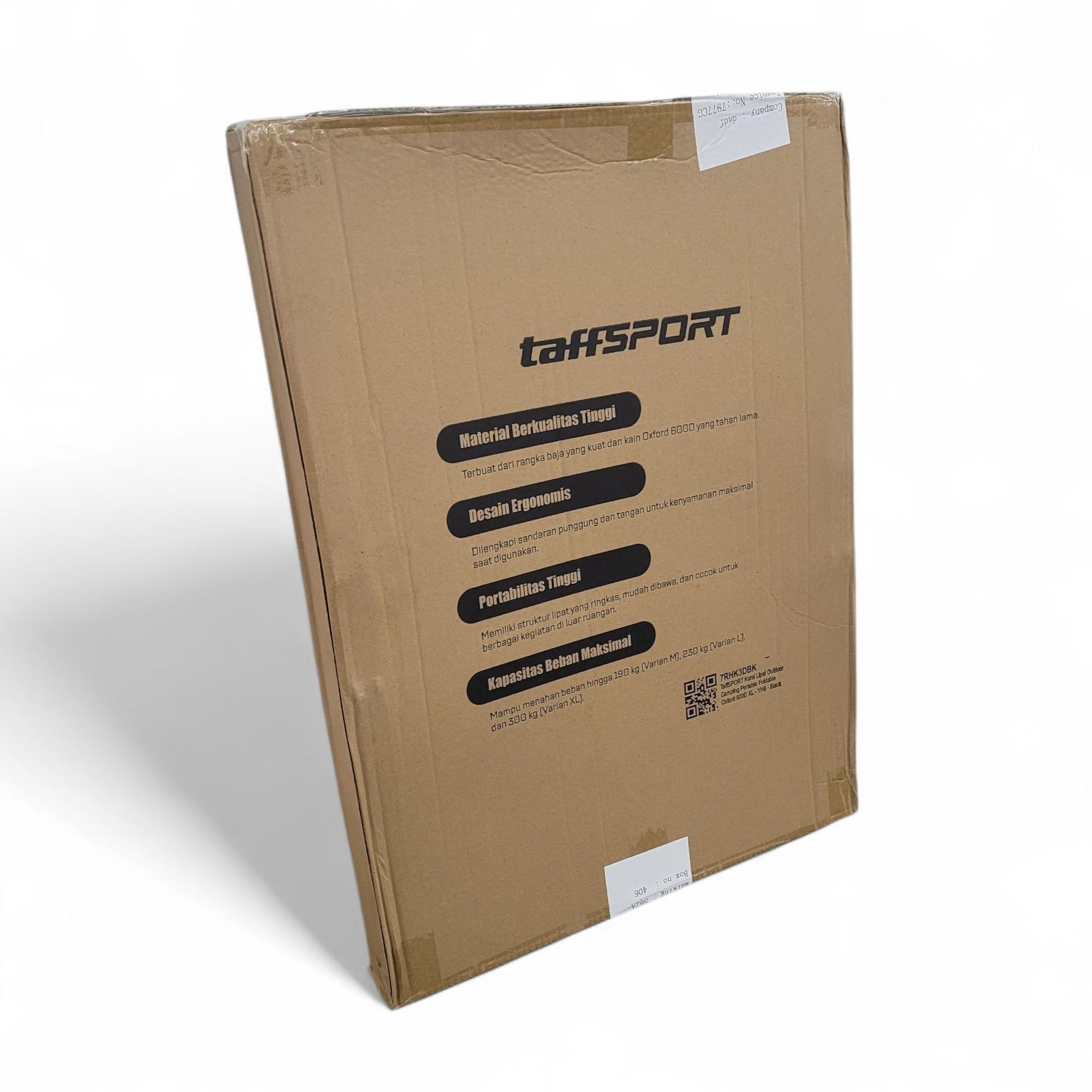 Gambar produk TaffSPORT Kursi Lipat Outdoor Camping Portable Foldable Oxford 600D XL - YH6